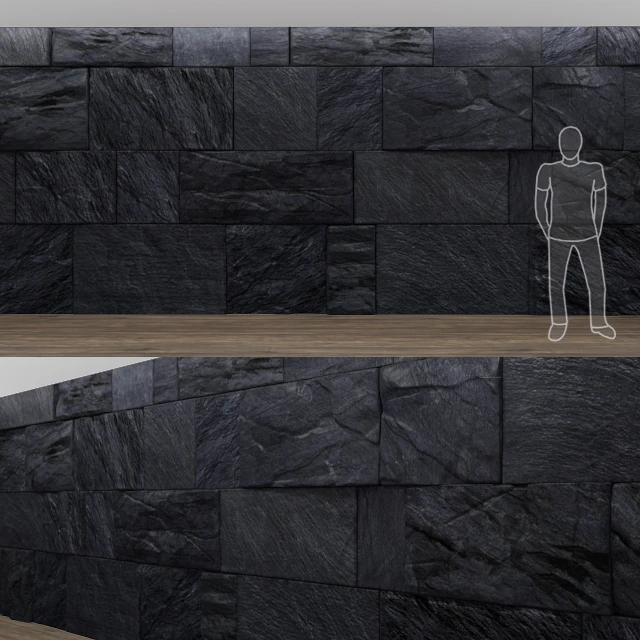 black wild stone wall — Скачать