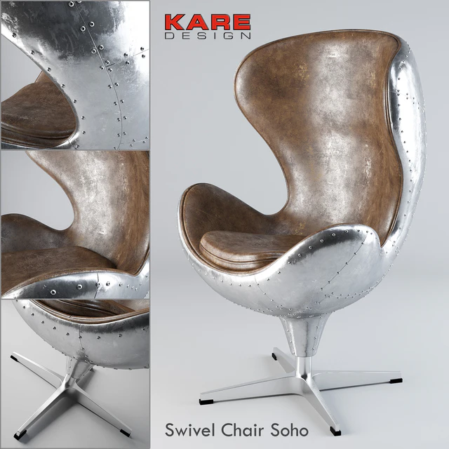 Kare Swivel Chair Soho — Скачать