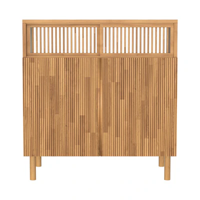 Oak Bar Table, Bilbao Oak Color La Redoute Interieurs — Ver 3
