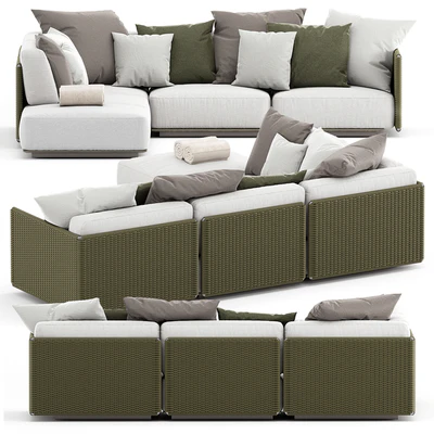 EDDY OUTDOOR SOFA 2 by FLEXFORM — Ver 2