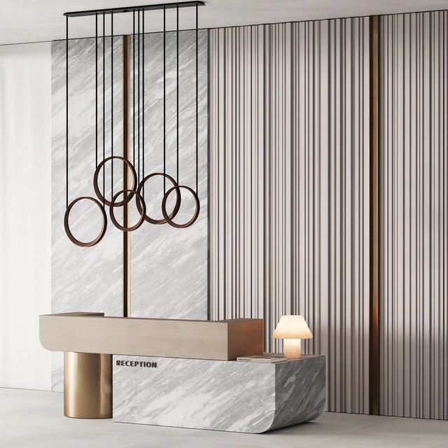 184 office furniture 04 reception desk 04 — Descargar