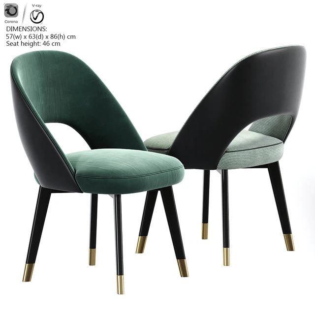 Baxter Colette Chair Dining Chair — Descargar