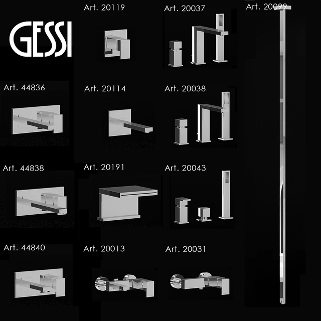Mixers Gessi Retangolo 1 — Descargar