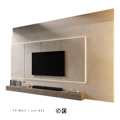 TV Wall | set 822 — Ver 3
