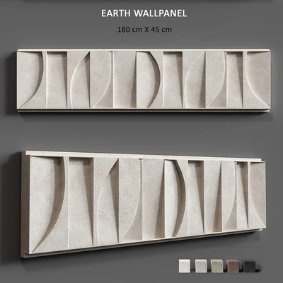 Relief Earth Wallpanel — Ver 1
