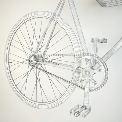 Bicycle Wall Mount Fuji classik Very Nice Bike Rack. — Ver 2