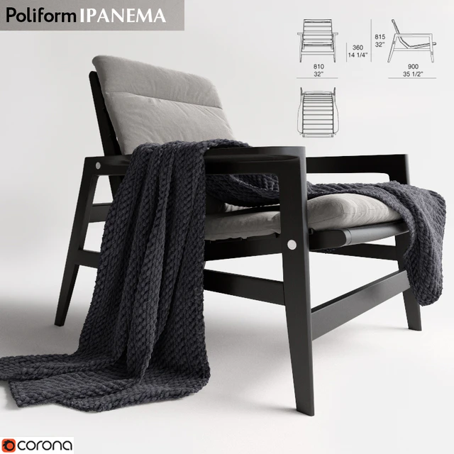 ARMCHAIRS - POLIFORM | Ipanema — Скачать