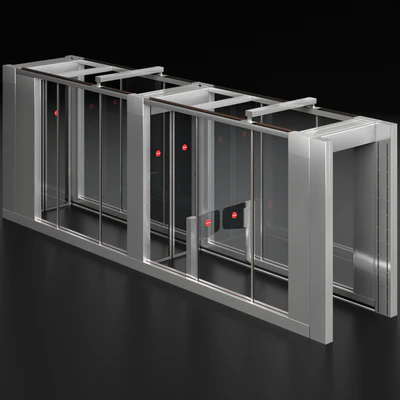 Access security system turnstile metal detector — Ver 2