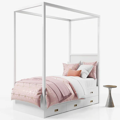 Avalon Canopy Bed with Trundle — Вид 1