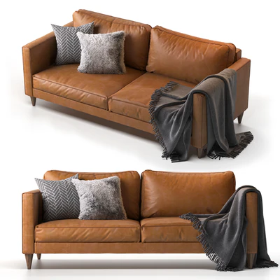 Hable Leather Sofa — View 1