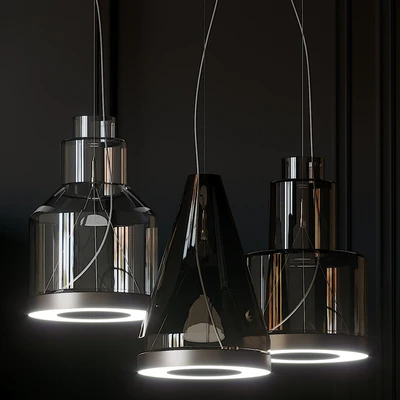 Vetreria Vistosi MEDEA SP2 Glass Pendant Light — Ver 2