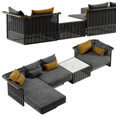 Rugiano Marina sectional sofa — Ver 3