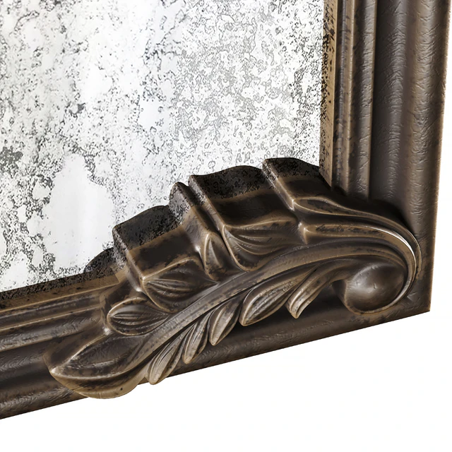 Fransk Antik Helkroppsspegel 108x185cm Guld Louis — Скачать
