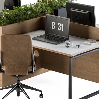 Office Furniture - employee Set 21 — Ver 2