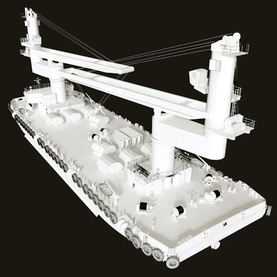 Crane barge — Ver 3