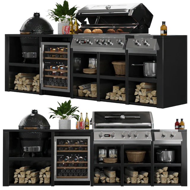 Outdoor Kitchen Garden BBQ — Descargar