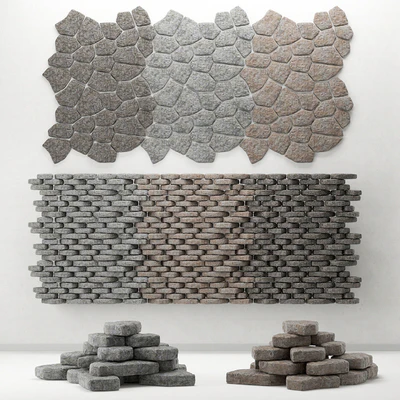 Rock stone collection decorative / Коллекция скального камня для декорации — Вид 1