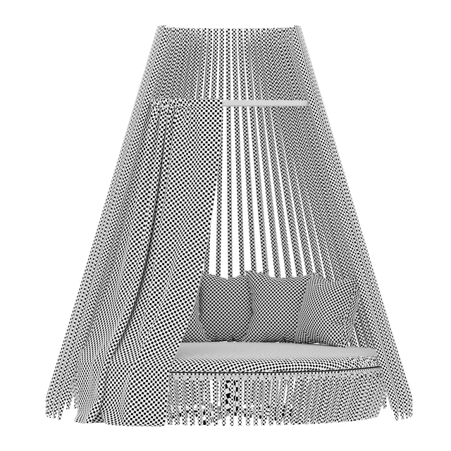 Round lounge chair Hut Full Set/Ethimo — Descargar