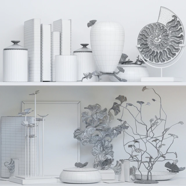 Decorative set collection with rare books and decor — Descargar