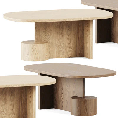 Ferm Living Insert Coffee Table / Wooden Table — Ver 3
