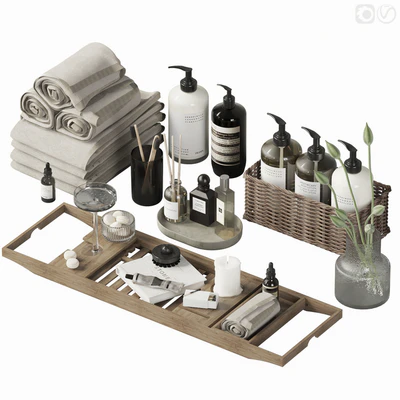 Decorative set for the bathroom - 6 — Ver 1