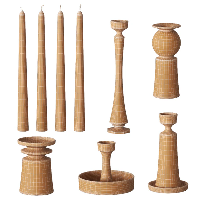 Taper candle holder — Descargar