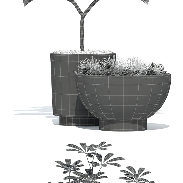Plants collection 73 Modernica pots — Скачать