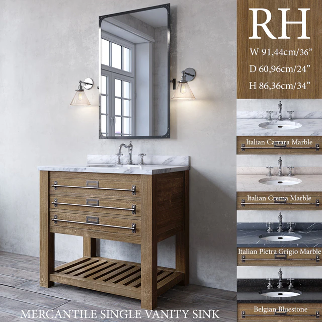 MERCANTILE SINGLE VANITY SINK — Descargar