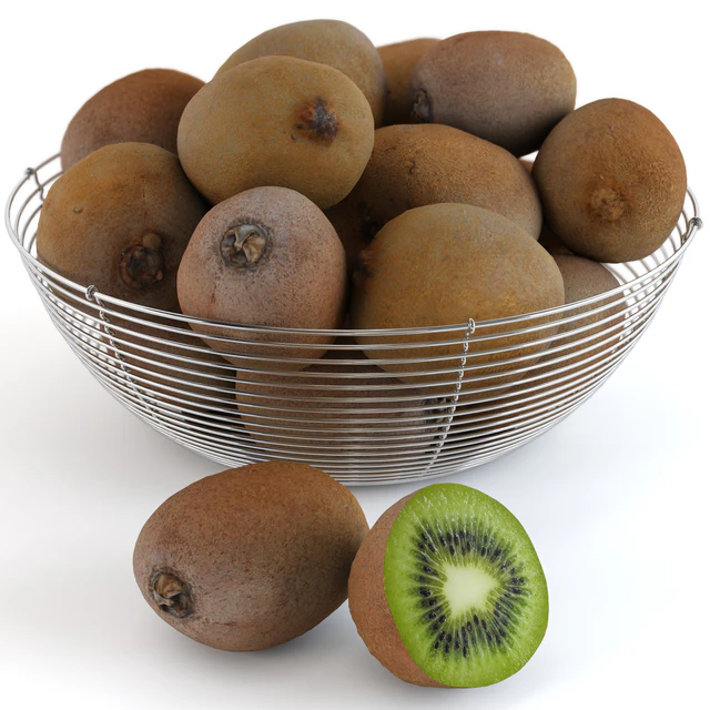 Kiwi in a bowl and fresh — Descargar
