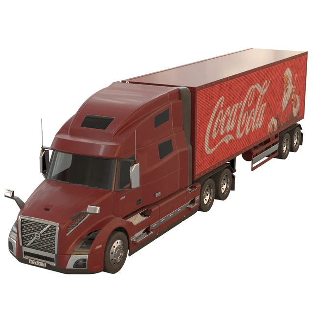 Volvo VNL Vinyl 760 Santa Tractor Truck — Скачать