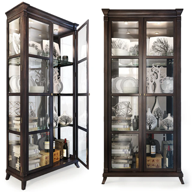 Шкаф / витрина Quinn. Cabinet / showcase by Hickory White — Скачать