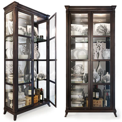 Шкаф / витрина Quinn. Cabinet / showcase by Hickory White — Вид 1