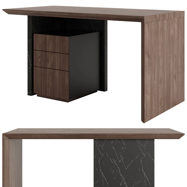 Modern 60 Wooden Desk by Homary — Скачать