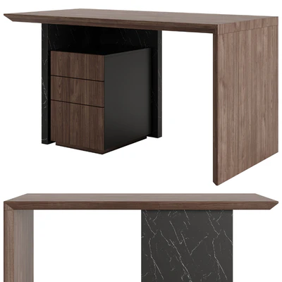 Modern 60 Wooden Desk by Homary — Вид 3