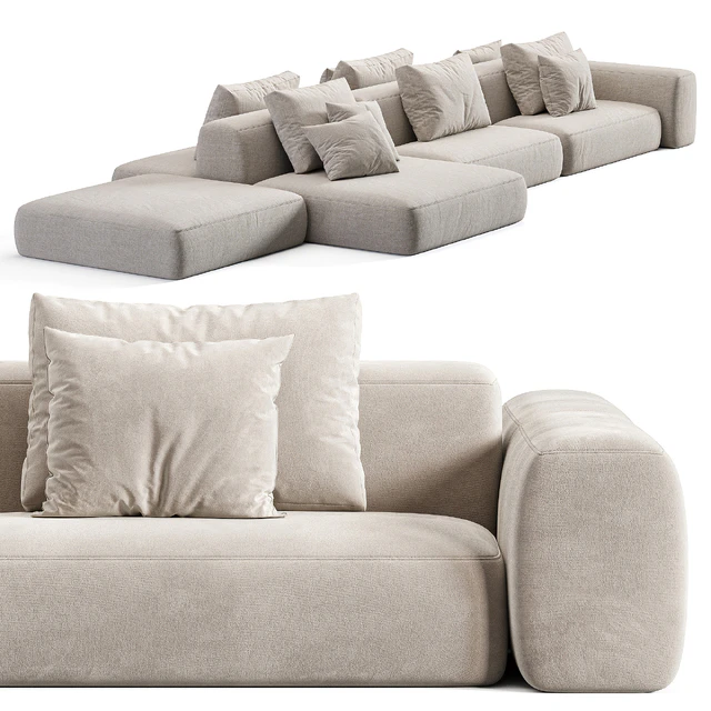 Stone Sofa Modular Sofa By Tamamm — Descargar