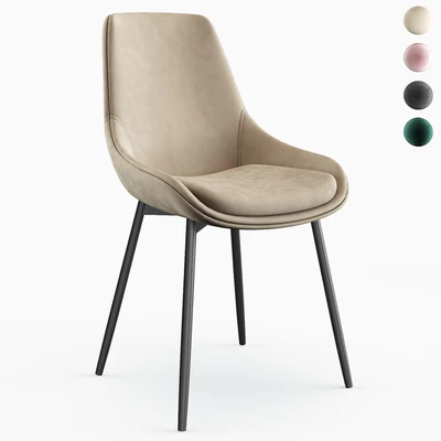 Wayfair Coen Velvet Side Chair by Gold Flamingo — Вид 1