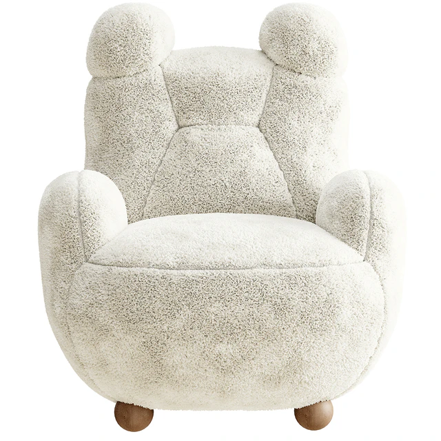 Papa bear armchair fur — Descargar