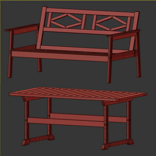 Ikea Bondholmen Table and Chairs Set 2 — Скачать