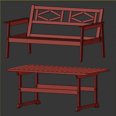 Ikea Bondholmen Table and Chairs Set 2 — Вид 2
