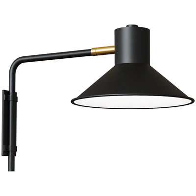 Wall lamp Plass black small — Descargar