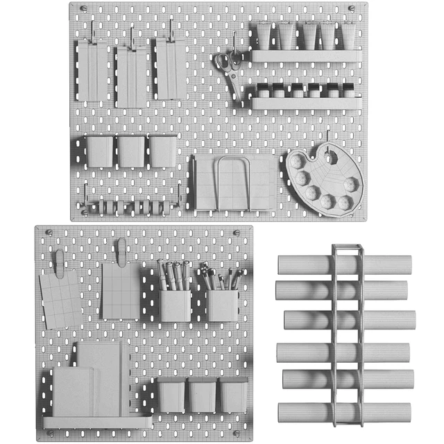 Ikea SKADIS Pegboard for Teenagers and Kids — Скачать