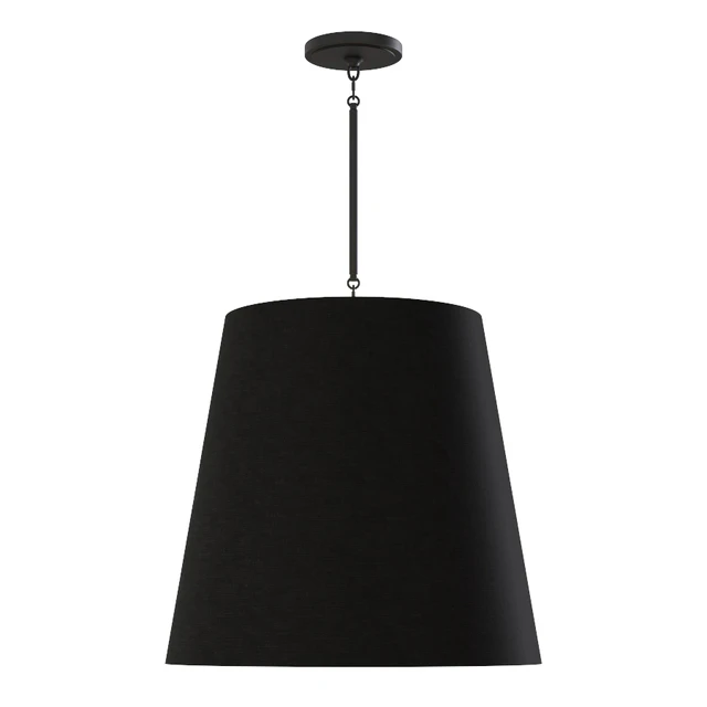Restoration Hardware CICERO BARREL PENDANT 25 Black — Descargar