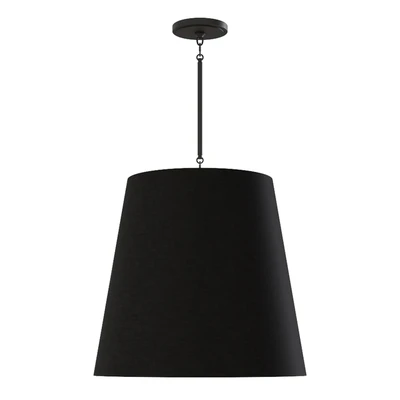 Restoration Hardware CICERO BARREL PENDANT 25 Black — Ver 1