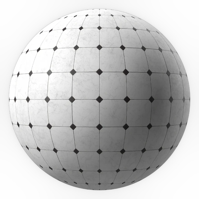 Marble Tile Materials 11- 3 patterns Tile - Pbr 4k Seamless — Скачать