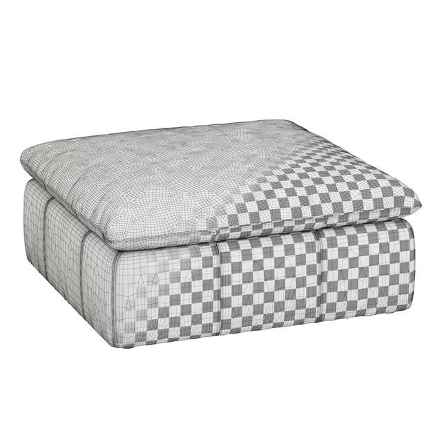 Aria Leather Ottoman by SIXPENNY — Скачать