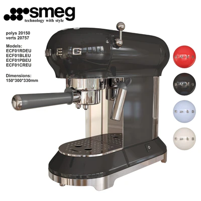 Espresso coffee machine SMEG ECF01 — Ver 1