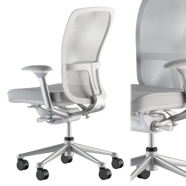 Office Chair Zody Black and White — Скачать