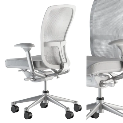 Office Chair Zody Black and White — Вид 3