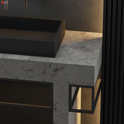 MODERN - Gray Bathroom 19 — Ver 3