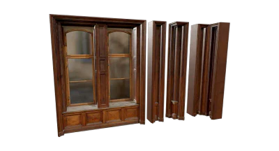 historic palace interior wall wood detail set 001 — Скачать